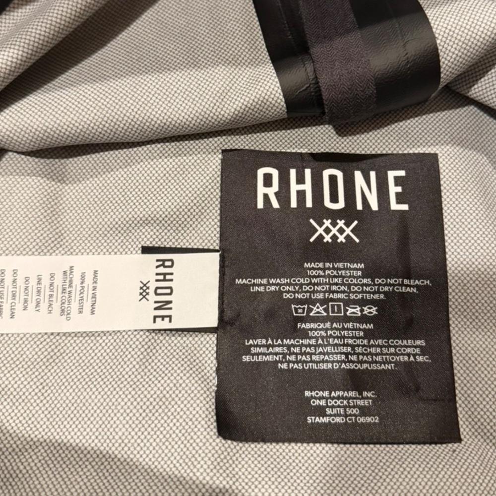RHONE Grey Commuter Water Resistant Hooded Field Coat Size Men’s Medium (NWT) - Picture 9 of 10